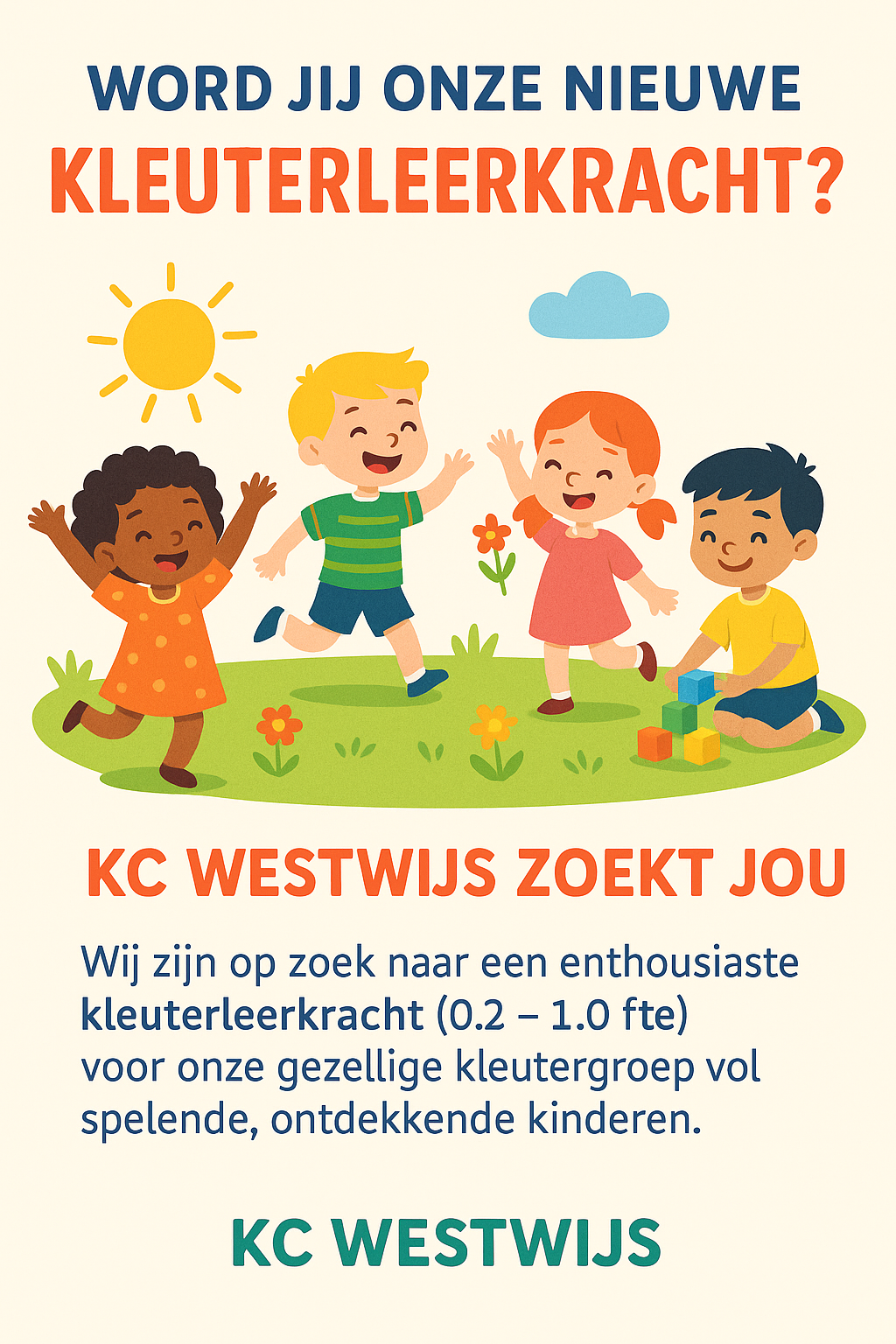 Vacature kleuterleerkracht